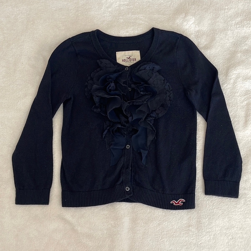 Hollister black knit top.  Size S
